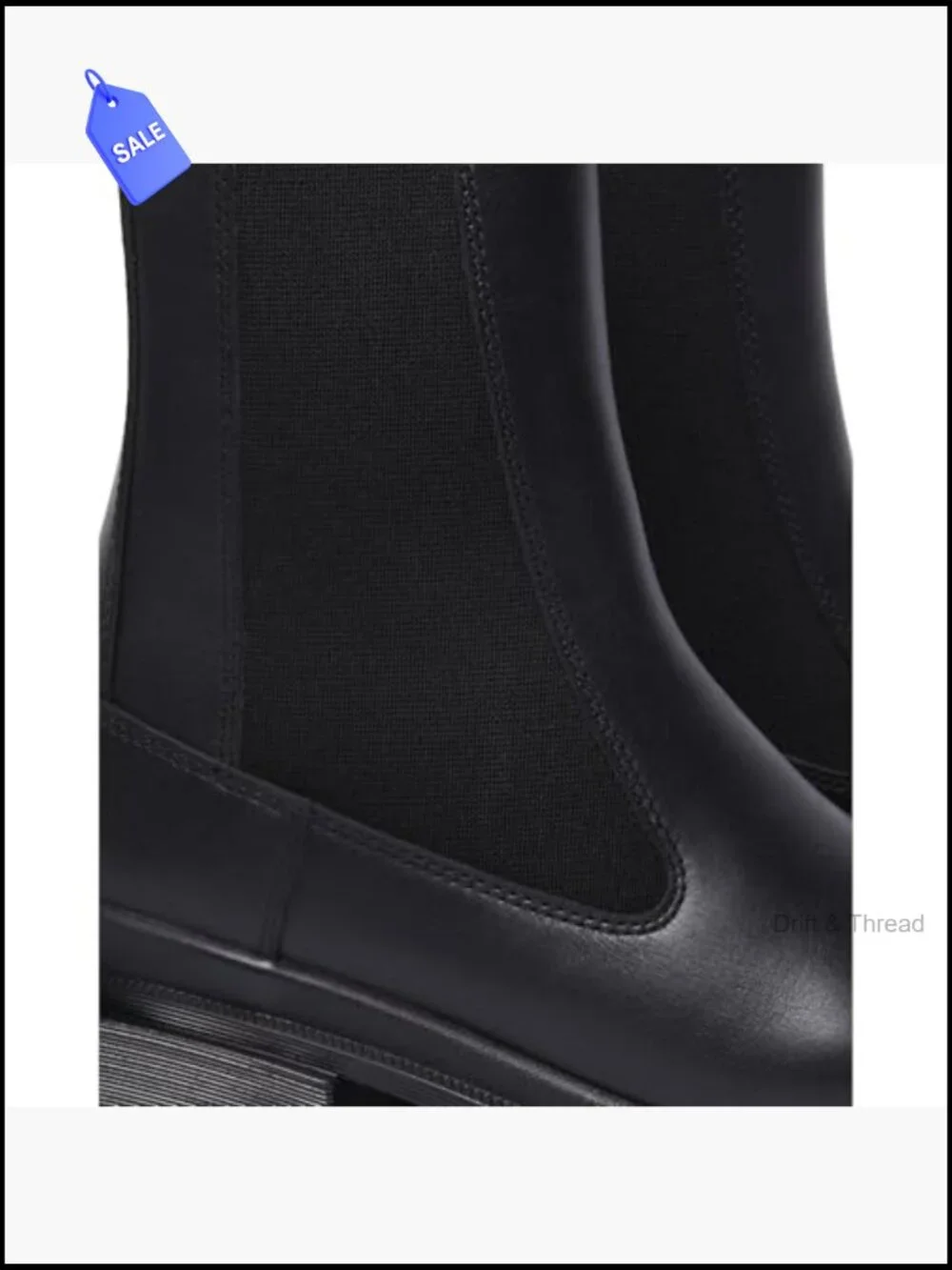 Dr. Martens Maybole Chelsea Boots Women's Ankle Square Toe Pull-On Leather